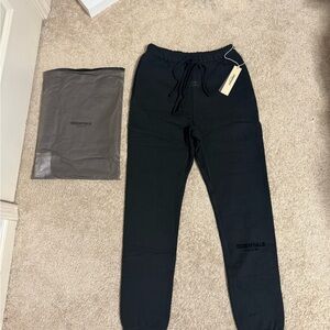 Essentials Charcoal Black Sweatpants